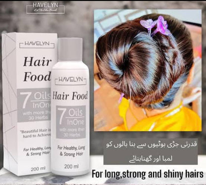 Hair Deal Havelyn Hair food Oil + Havelyn Shampoo - Trendy Crate Pk