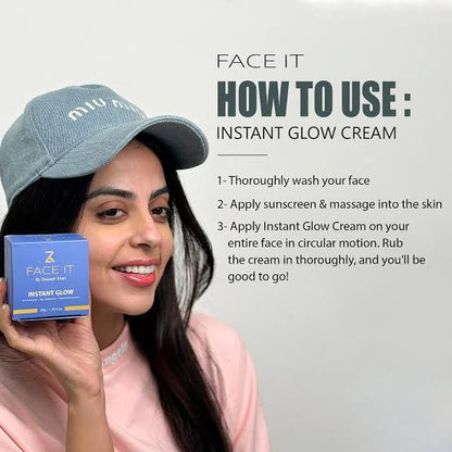 FACE IT BY ZK INSTANT GLOW CREAM - Trendy Crate Pk