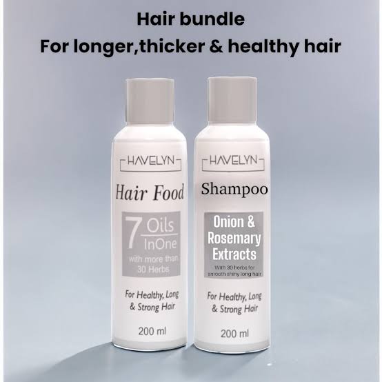Hair Deal Havelyn Hair food Oil + Havelyn Shampoo - Trendy Crate Pk