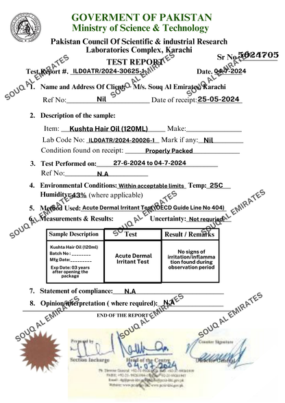 Kushta Hair Oil (Booster) - Trendy Crate Pk