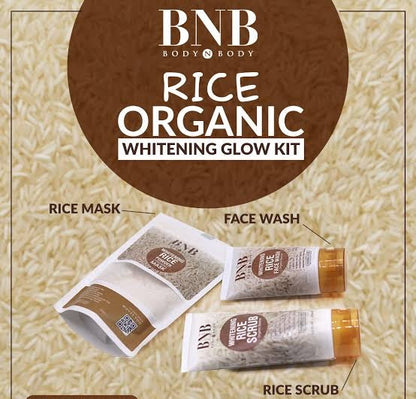 Original Rice Extract Bright & Glow Kit ( Rice Face Seurm - Trendy Crate Pk