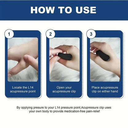 Sugar Control LI4 Acupressure Point Clip - Trendy Crate Pk