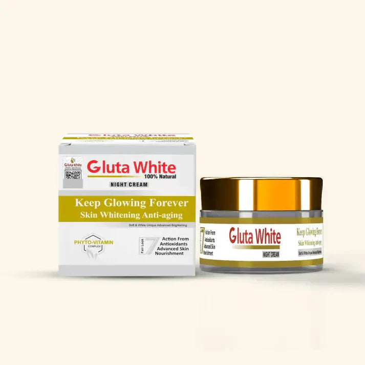 🌙 Gluta Radiance Night Cream – For Glowing, Hydrated Skin - Trendy Crate Pk