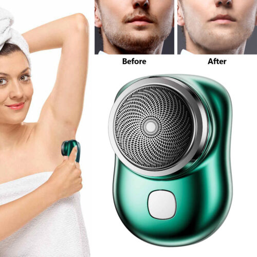 Mini Shave Portable Shaver Wet and Dry Men Is USB Rechargeable Shaver Charging Simple One Touch. - Trendy Crate Pk