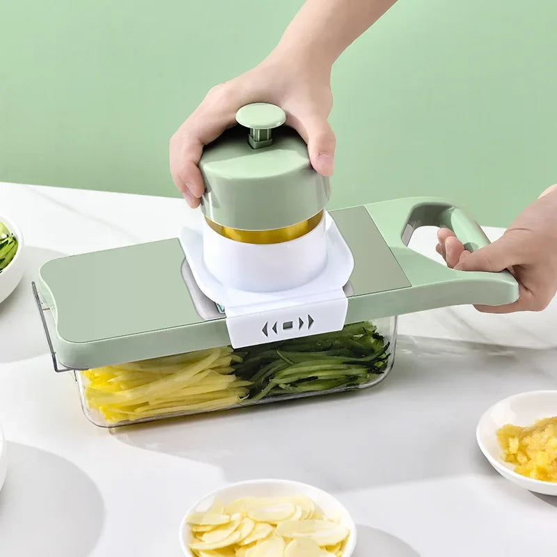 5 In 1 Stainless Steel Multifunctional Vegetable Slicer Cutter - Trendy Crate Pk