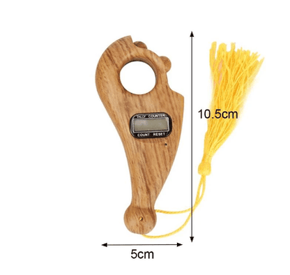 Rotating Prayer Beads with Digital Counter - Portable Finger Tasbeeh Misbaha Counter for Muslim Prayers - Islamic Tasbih - Perfect Muslim Eid Gift - Trendy Crate Pk