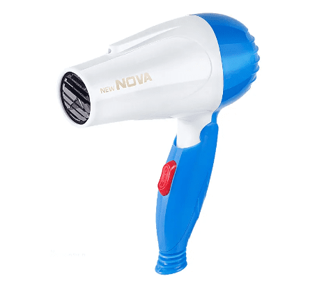 Nova Mini Hair Dryer Salon Dryer 2 Gear 220V Strong Wind Hot For Hair Dryer Professional Hairdressing Comb MIni Portable Power Hair Styler - Trendy Crate Pk