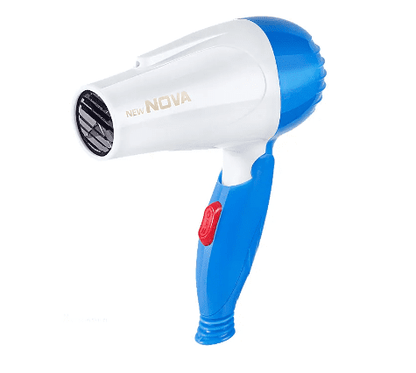 Nova Mini Hair Dryer Salon Dryer 2 Gear 220V Strong Wind Hot For Hair Dryer Professional Hairdressing Comb MIni Portable Power Hair Styler - Trendy Crate Pk