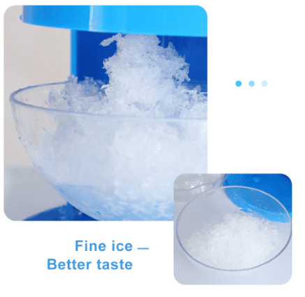 Ice Crusher DIY Drink Breaker Tabletop Snow Cone Maker Shaver Countertop Party Shredding Shaved Crushing Machine - Trendy Crate Pk